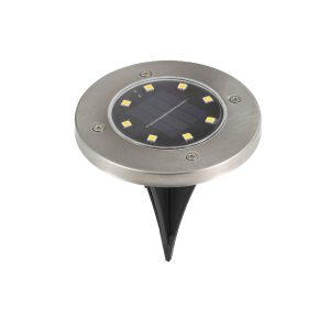 ESTACA LED SOLAR 8LEDS 3000K