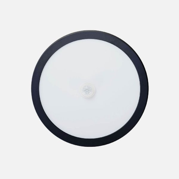 PANEL LED NEGRO CON SENSOR SOBREPUESTO REDONDO 18W - Imagen 2