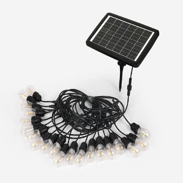 GUIRNALDA SOLAR 7M CON 20 AMPOLLETA LED - Imagen 2