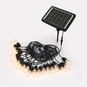 GUIRNALDA SOLAR 7M CON 20 AMPOLLETA LED