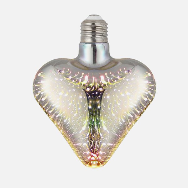AMPOLLETA LED 3D CORAZON 3W RGB