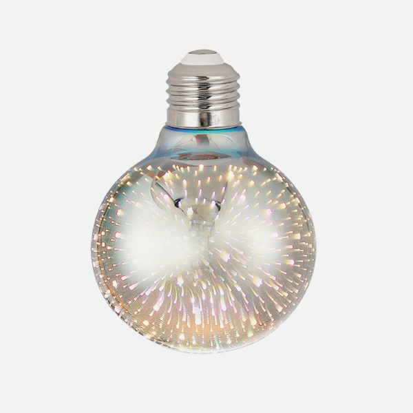 AMPOLLETA LED 3D G80 1.5W RGB