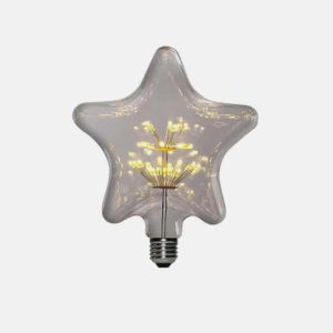 AMPOLLETA LED E27 DECORATIVA PENTAGRAMA 1.5W