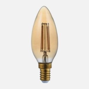AMPOLLETA LED VELA FILAMENTOS E14 6W