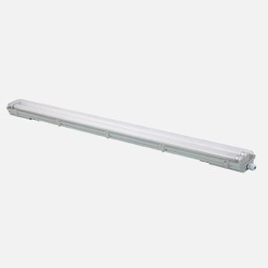 ESTANCO ECO PARA DOBLE TUBOS LED 2*36W TRANSPARENTE 120CM