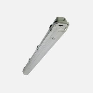 ESTANCO PARA DOBLE TUBO LED TRANSPARENTE 120CM
