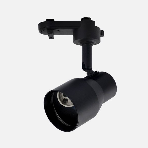 FOCO RIEL PORTA GU10 NEGRO