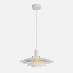 LAMPARA COLGANTE BLANCO E27