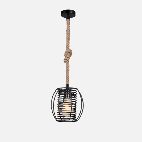 LAMPARA COLGANTE E27*1 ESTILO HIERRO