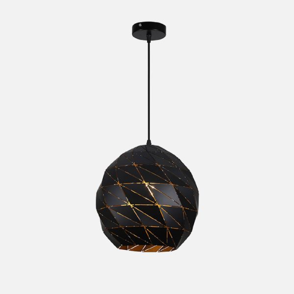 LAMPARA COLGANTE E27*1 NEGRO