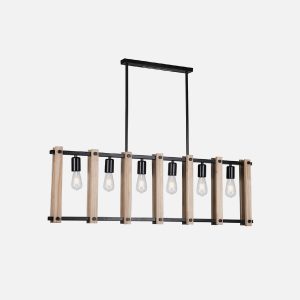 LAMPARA COLGANTE E27*6