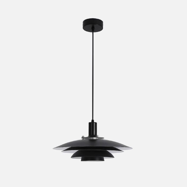 LAMPARA COLGANTE NEGRO E27 - Imagen 2