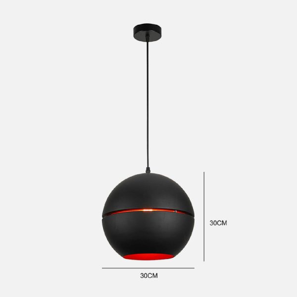 LAMPARA COLGANTE NEGRO PORTA E27 - Imagen 3