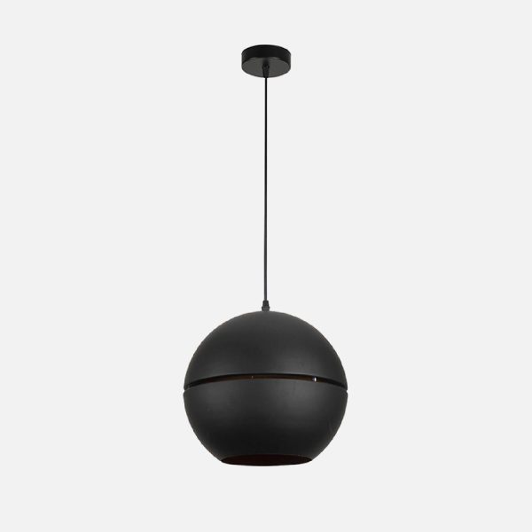 LAMPARA COLGANTE NEGRO PORTA E27 - Imagen 2