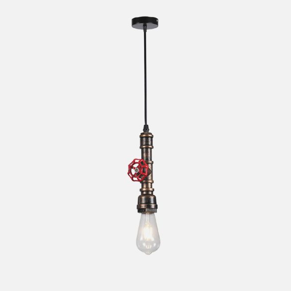 LAMPARA COLGANTE PORTA E27*1 BRONCE
