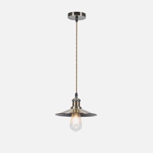 LAMPARA COLGANTE PORTA E27*1 BRONCE