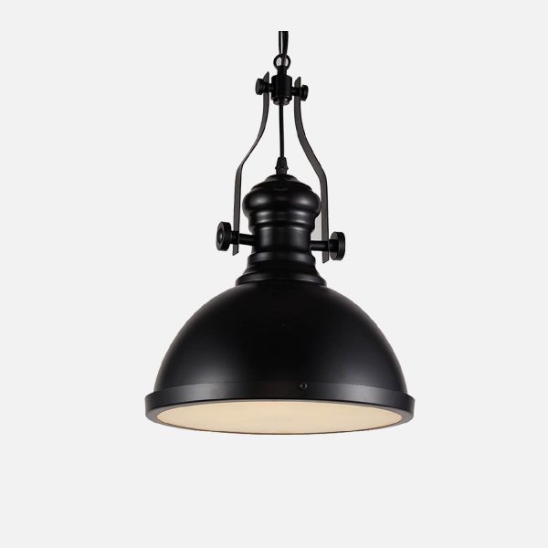 LAMPARA COLGANTE PORTA E27 NEGRO