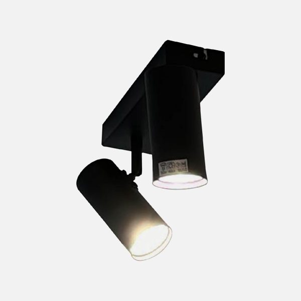 Aplique Cielo 2xGU10 Negro