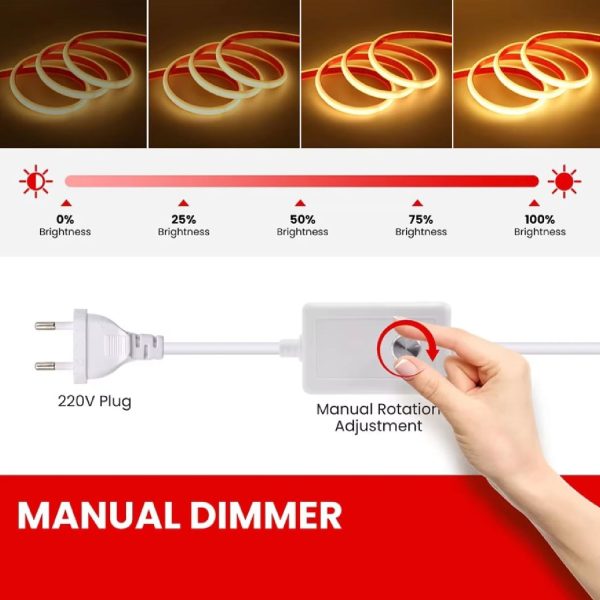 Conector Volante 220V con Dimmer - Imagen 2