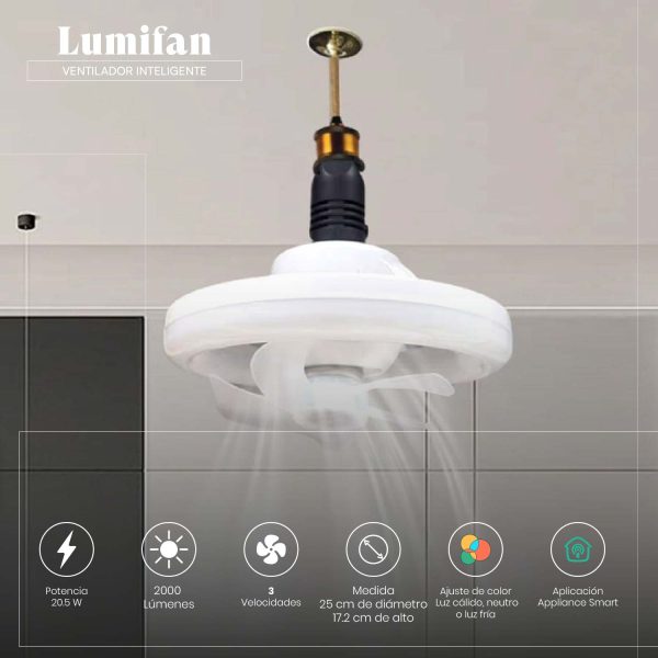 Ventilador Inteligente LumiFan - Imagen 3