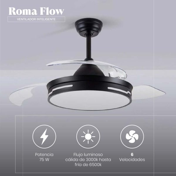 Ventilador Inteligente Roma Flow - Imagen 3