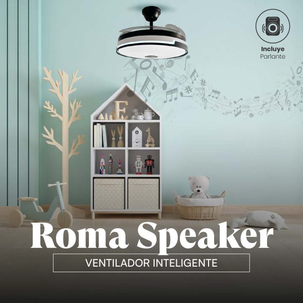 Ventilador Inteligente Roma Speaker - Imagen 2