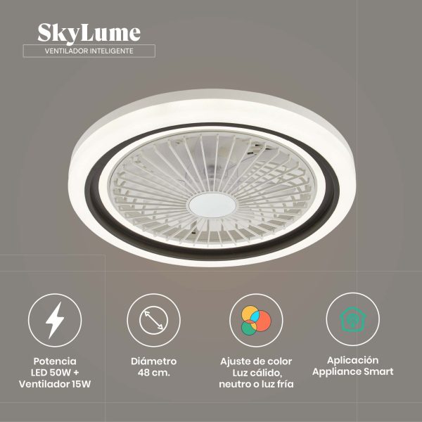 Ventilador Inteligente SkyLume - Imagen 3