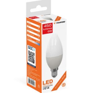 Inicio ampolleta led vela caliente 26w