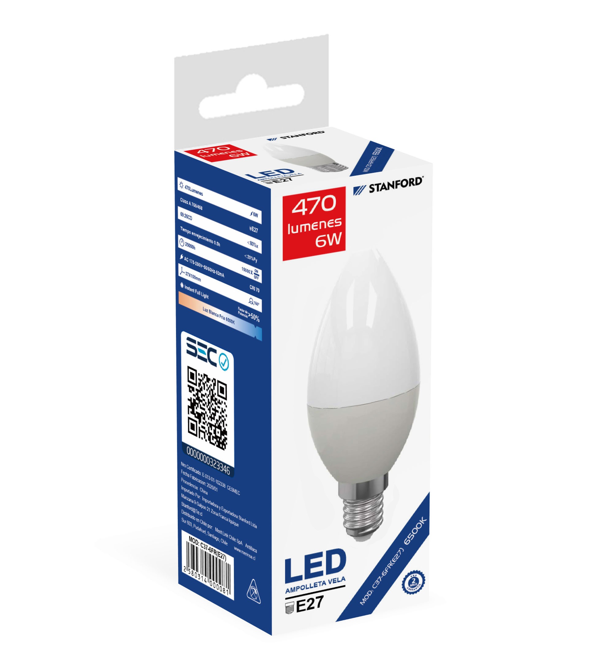 ampolleta led vela fria 26w ampolleta led vela fria 26w